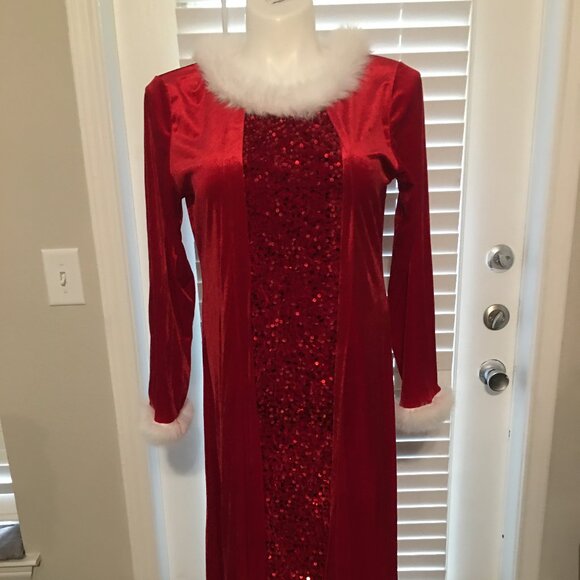 NEW Christmas Dress w/ Sequins  34 Bust So Gorgeous - Picture 3 of 8